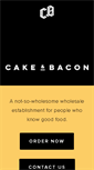 Mobile Screenshot of cakeandbacon.com